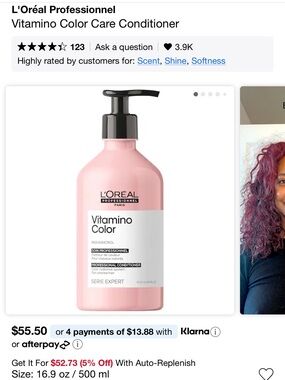 New L'Oréal Professionnel Vitamino Color Care Conditioner